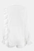 'Avonlace' Collared Neck Top and Shorts Set - Celes Fashion